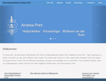 Tablet Screenshot of andreapohl.com